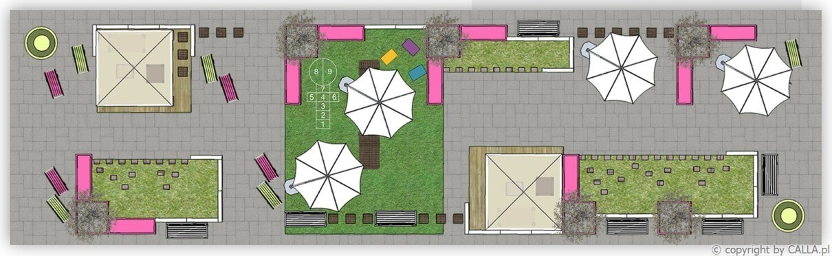 CALLA.pl Europa Centralna. Relax zone - design 1